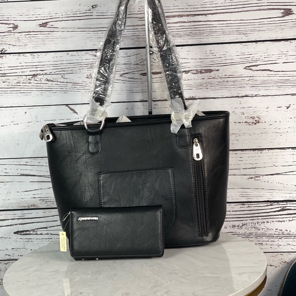 Montana West Cut-Out Collection Concealed Carry Tote + Wallet - Picture 6 of 9